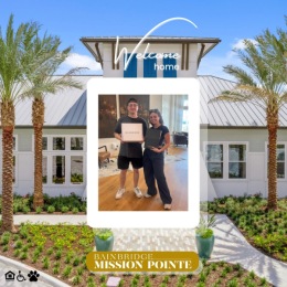 a couple in florida at an apartment