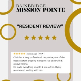 a resident review of Bainbridge Mission Pointe